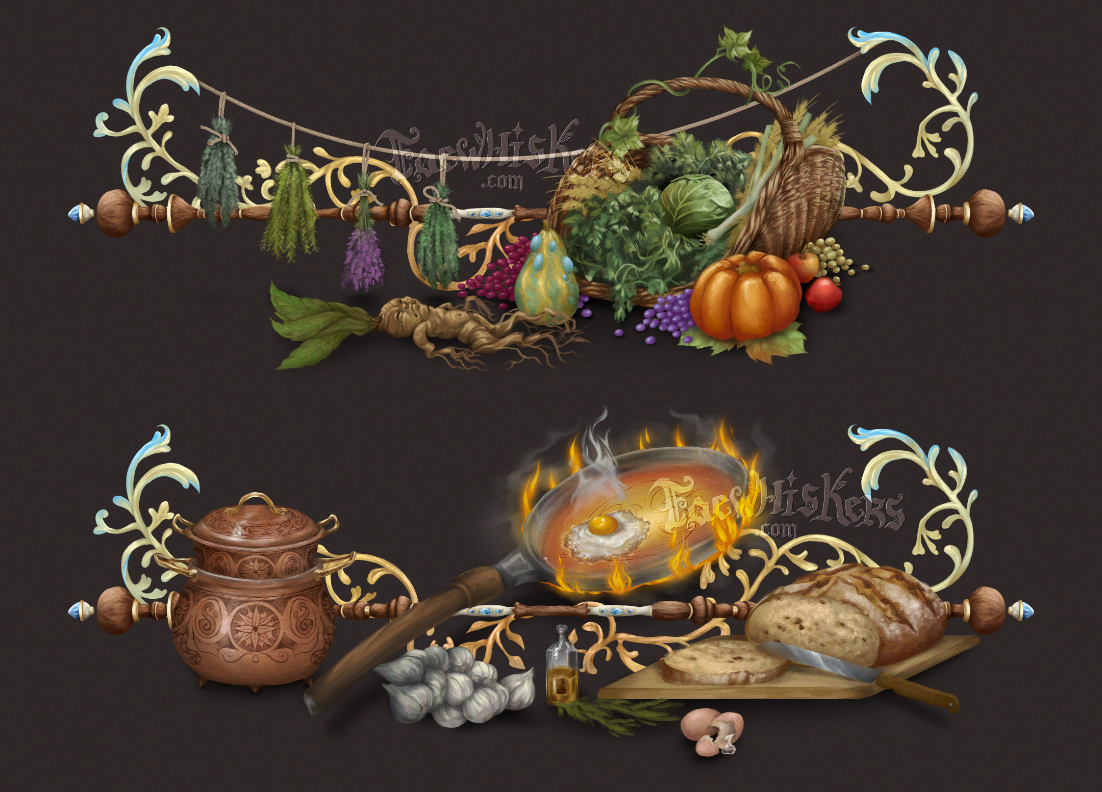Various items